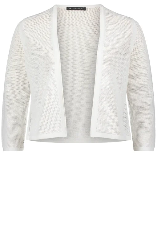 Betty Barclay gebreid vest 241-50842597 Wit Hot