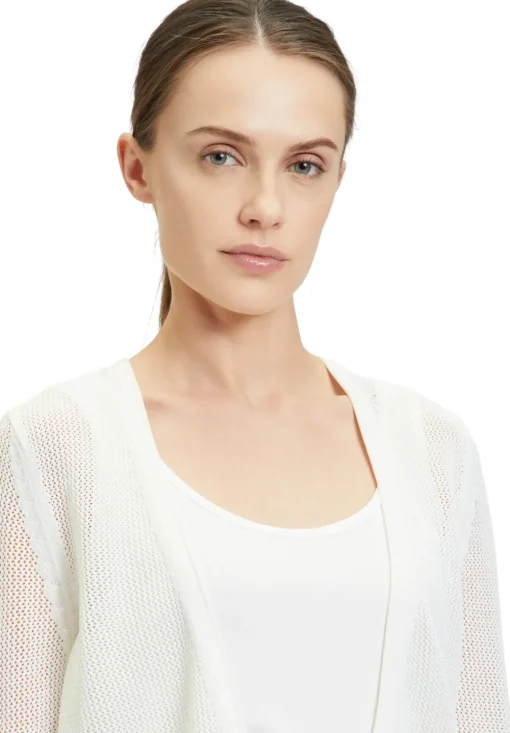 Betty Barclay gebreid vest 241-50842597 Wit Hot