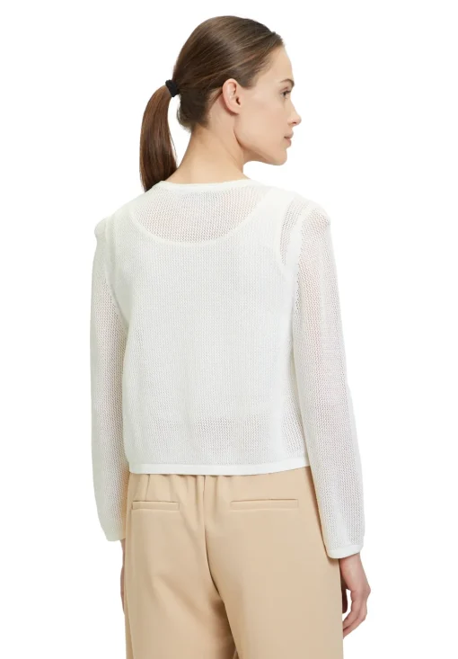 Betty Barclay gebreid vest 241-50842597 Wit Hot