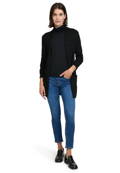 Betty Barclay gebreid vest 5109-1036 Zwart Fashion