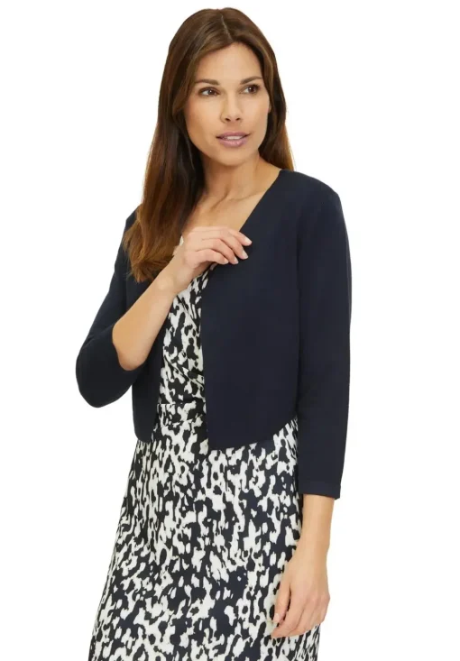 Betty Barclay gebreid vest 59341036 Donker Blauw Hot