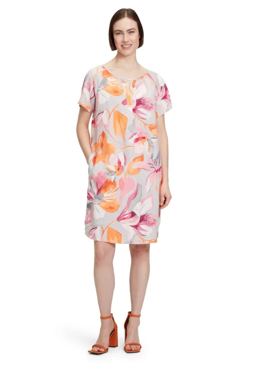 Betty Barclay jurk 241-15792545 Grijs Melange Clearance
