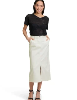Betty Barclay midi rok 251-94031323 Wit Hot