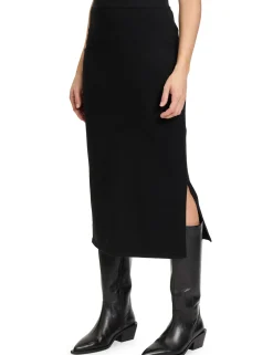Betty Barclay midi rok 251-52162907 Zwart Fashion
