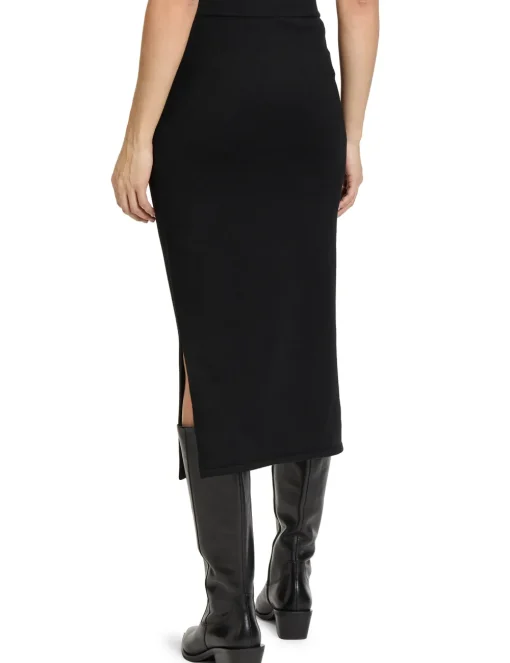 Betty Barclay midi rok 251-52162907 Zwart Fashion