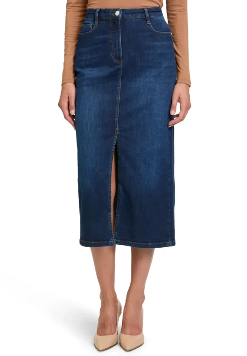 Betty Barclay midi rok 9377-2895 Denim Fashion