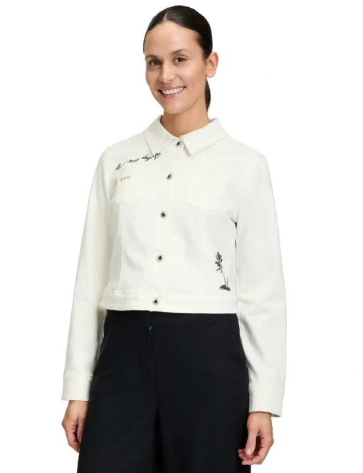 Betty Barclay spijkerjack 251-45451323 Wit Discount