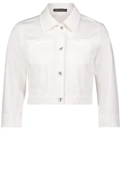 Betty Barclay spijkerjack 241-43702208 Wit Fashion