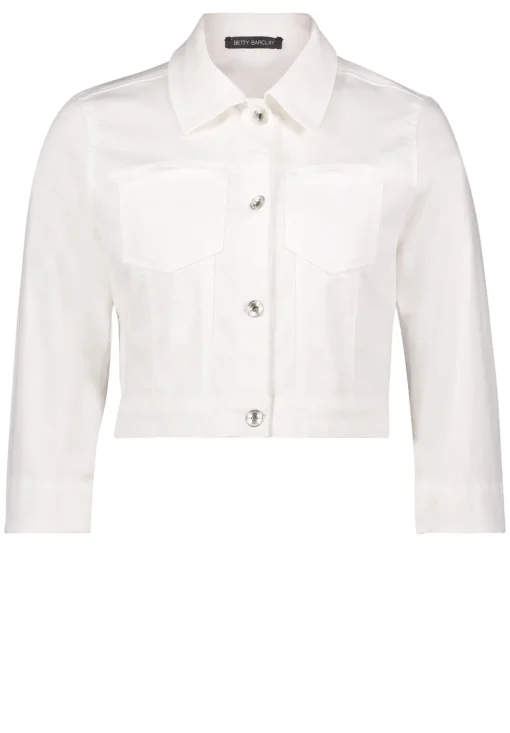 Betty Barclay spijkerjack 241-43702208 Wit Fashion