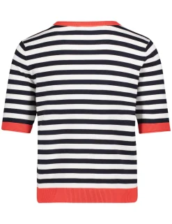 Betty Barclay trui 251-52301036 Wit/Blauw Sale