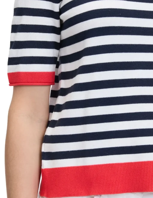 Betty Barclay trui 251-52301036 Wit/Blauw Sale