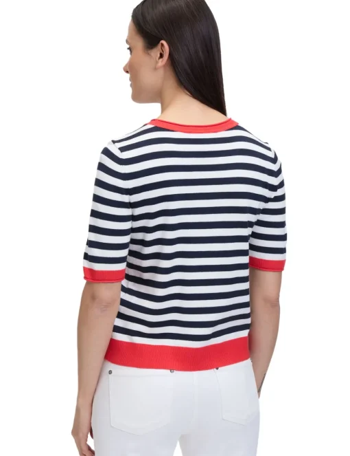 Betty Barclay trui 251-52301036 Wit/Blauw Sale
