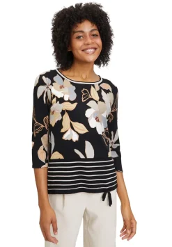 Betty Barclay trui 5954-2121 Zwart / Beige Online