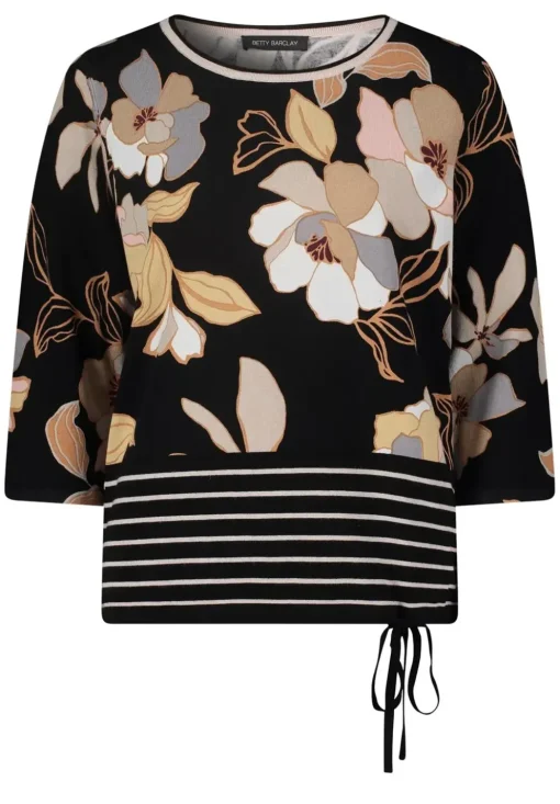 Betty Barclay trui 5954-2121 Zwart / Beige Online