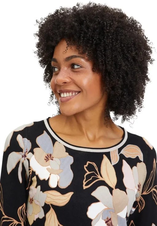 Betty Barclay trui 5954-2121 Zwart / Beige Online