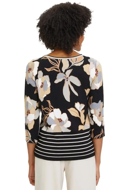 Betty Barclay trui 5954-2121 Zwart / Beige Online