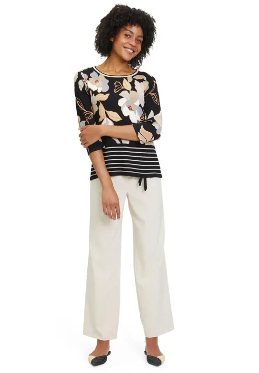 Betty Barclay trui 5954-2121 Zwart / Beige Online