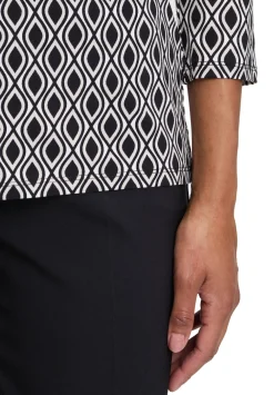 Betty Barclay t-shirts 2155-2763 Zwart / Wit Clearance