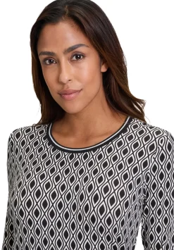 Betty Barclay t-shirts 2155-2763 Zwart / Wit Clearance
