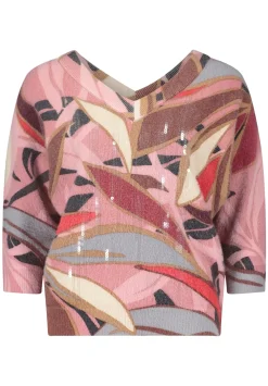 Betty Barclay v-hals trui 5143-2837 Bruin New