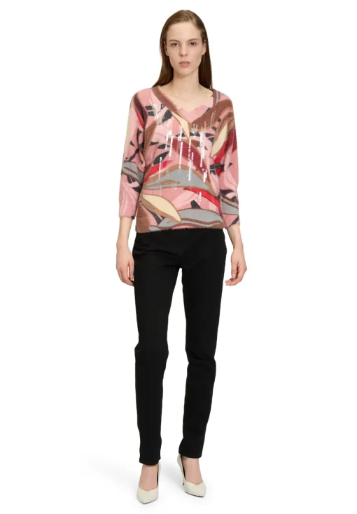 Betty Barclay v-hals trui 5143-2837 Bruin New