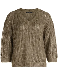 Betty Barclay v-hals trui 251-52361128 Licht Groen Clearance