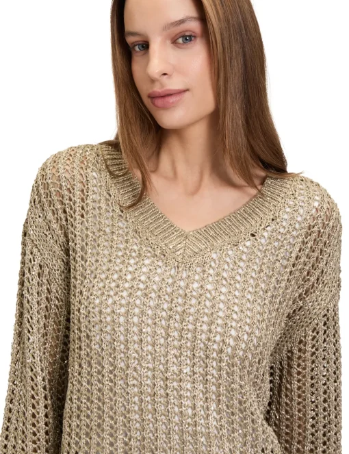 Betty Barclay v-hals trui 251-52361128 Licht Groen Clearance