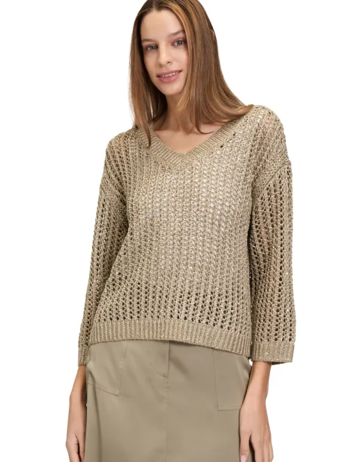 Betty Barclay v-hals trui 251-52361128 Licht Groen Clearance