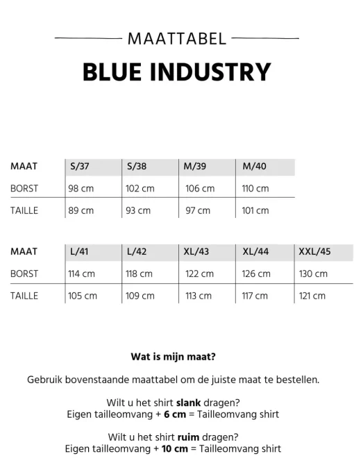 Blue Industry business overhemd 4116.41 Multicolor Online