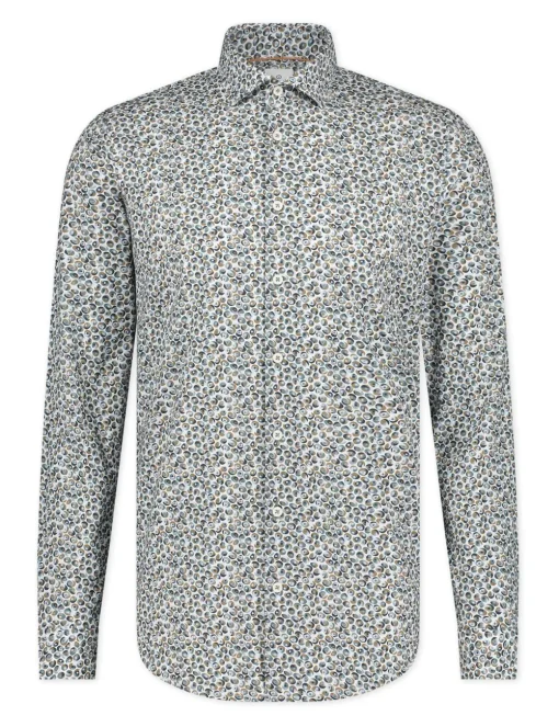 Blue Industry casual overhemd 3101.32 Groen Clearance