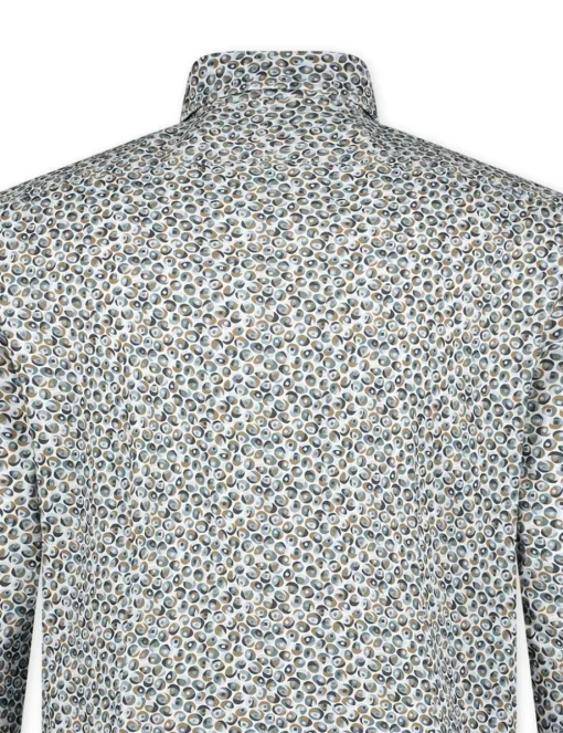 Blue Industry casual overhemd 3101.32 Groen Clearance
