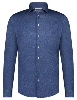 Blue Industry jersey overhemd Slim Fit 4100.41 Kobalt New
