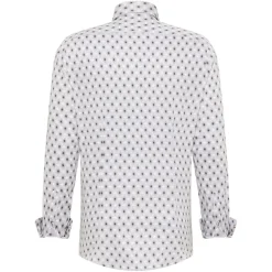 Blue Industry jersey overhemd Slim Fit 2821.31 Bruin Hot