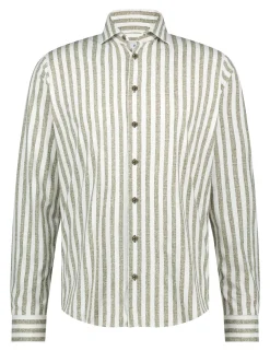 Blue Industry jersey overhemd 5100.22 Wit/Groen New