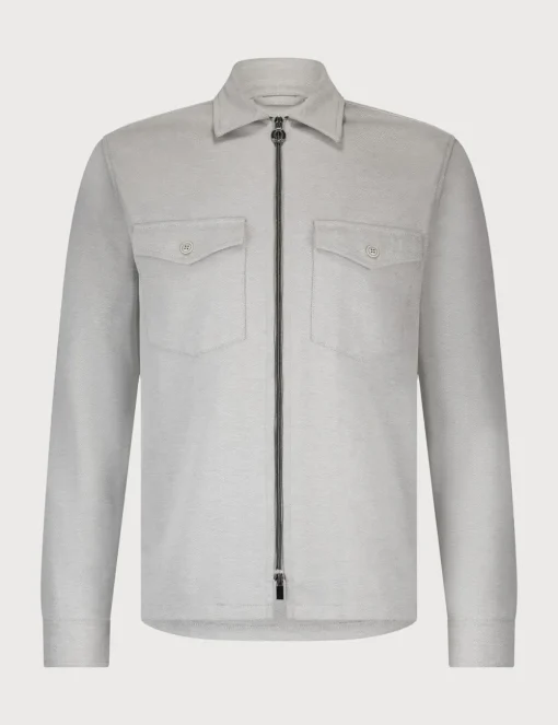 Blue Industry overshirt PISAS25-M20 Licht Grijs Fashion