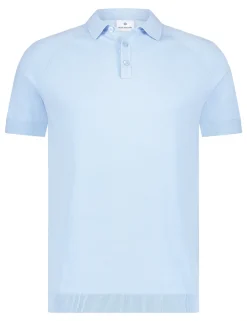 Blue Industry polo's KBI-S25-M18 Licht Blauw Fashion