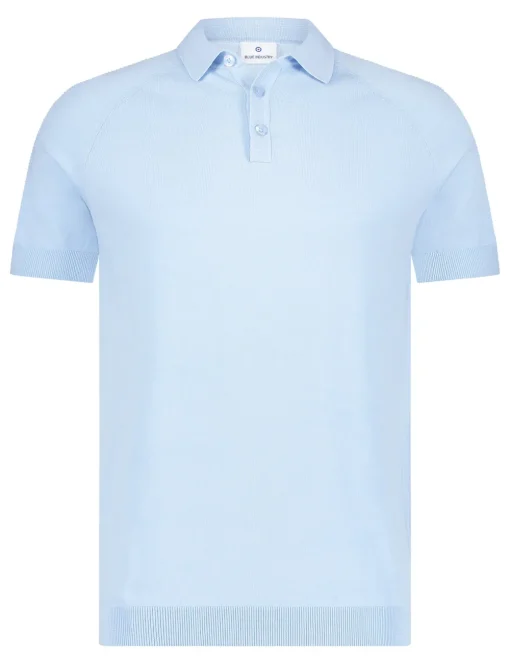 Blue Industry polo's KBI-S25-M18 Licht Blauw Fashion