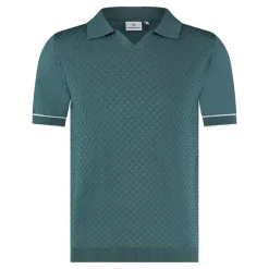 Blue Industry polo's Slim Fit KBIS24-M21 Aqua Outlet