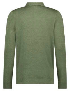Blue Industry polo's Slim Fit KBIS25-M12 Olijf groen Fashion