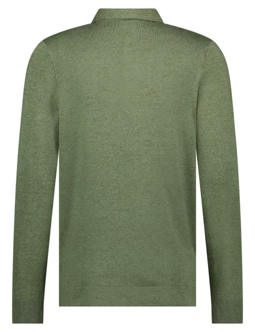 Blue Industry polo's Slim Fit KBIS25-M12 Olijf groen Fashion
