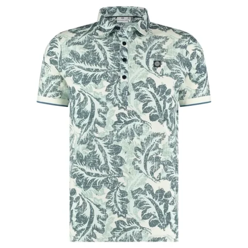 Blue Industry polo's Slim Fit KBIS24-M31 Aqua Outlet