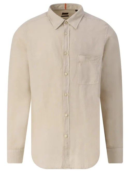 BOSS linnen overhemd 50537381 Beige Discount