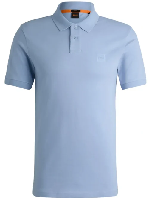 BOSS polo's 50507803 Licht Blauw Online