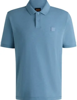 BOSS polo's 50536728 Blauw Best