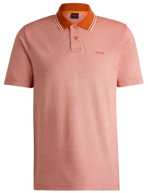 BOSS polo's 50507814 Roze Hot