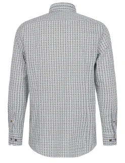 Bugatti casual overhemd 78604-9750 Bruin Clearance