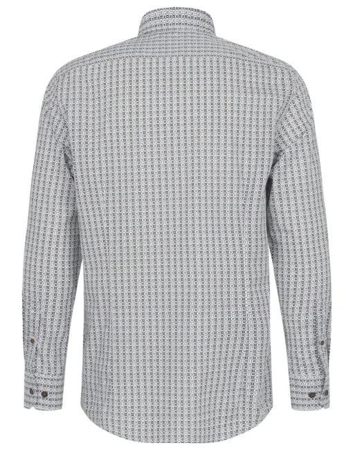 Bugatti casual overhemd 78604-9750 Bruin Clearance