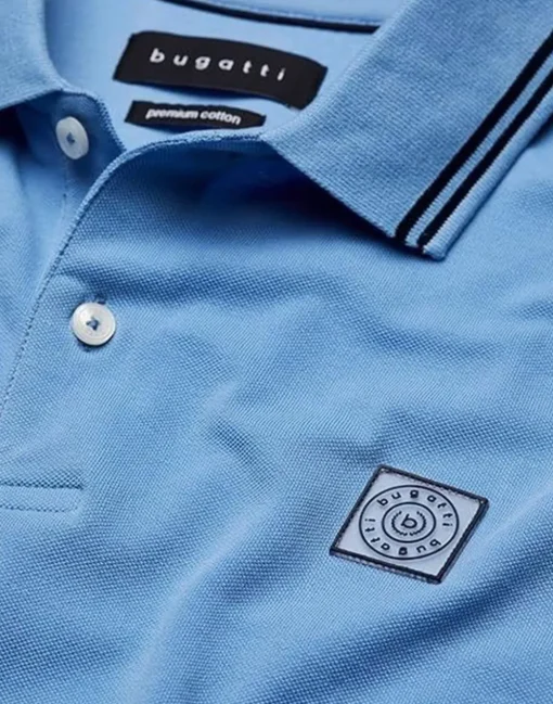 Bugatti polo's Regular Fit 55001a-8150 Blauw Hot