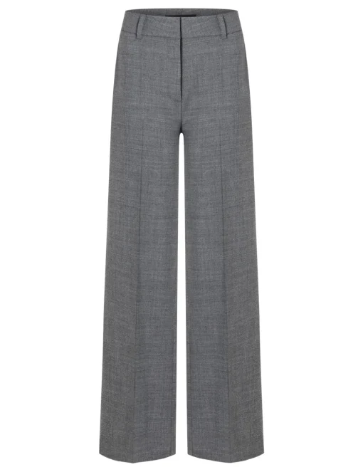 Cambio business pantalon 8437024602 Grijs Melange Fashion