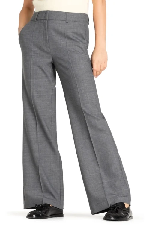 Cambio business pantalon 8437024602 Grijs Melange Fashion
